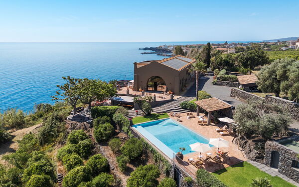 Villa Continella: Have, pool, Visninger