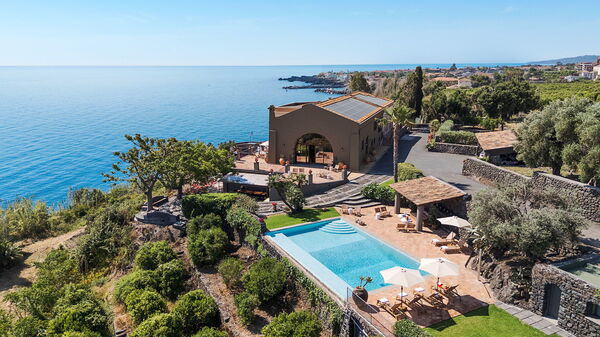 Villa Continella: Have, pool, Visninger
