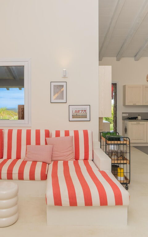 Villa Marinella: Køkken, Stue