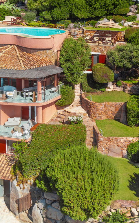 Villa Atlantide: Have, pool, Visninger