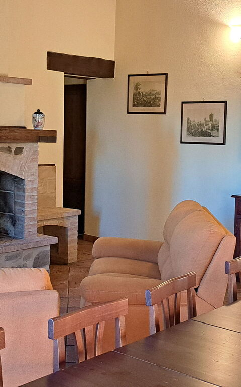 Podere Peteglia: Frokostlokale, Stue