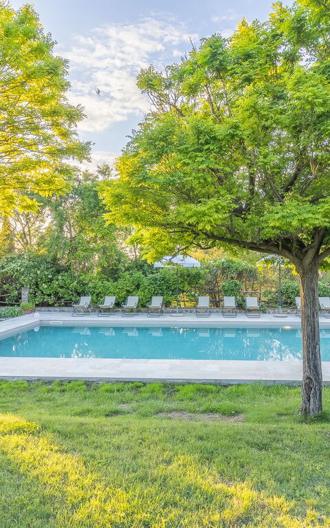 Podere Peteglia: Have, pool, Udendørs, Udvendige