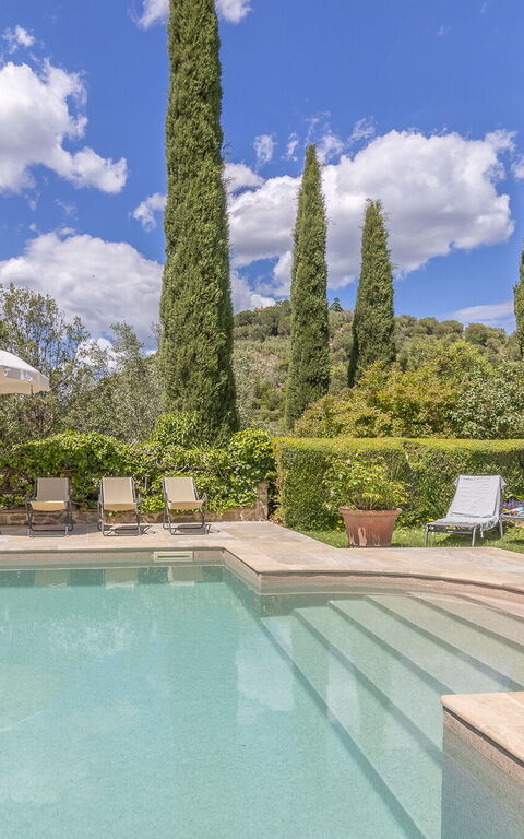 Podere Peteglia: Have, pool, Udendørs, Udvendige