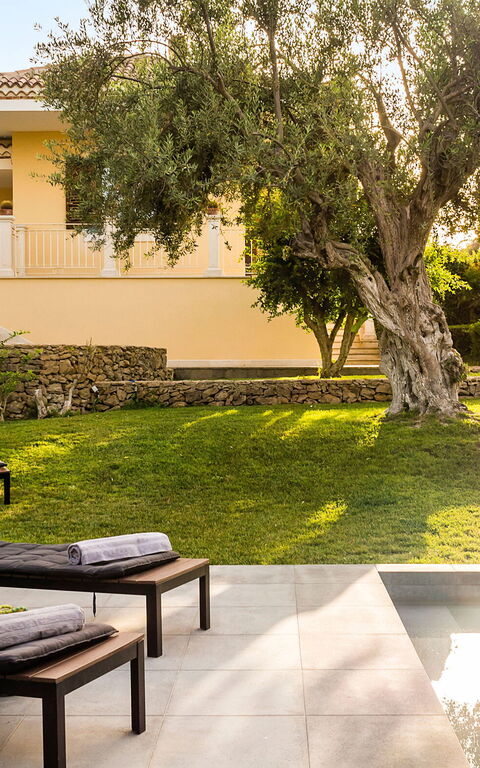 Villa Profumo D'Oriente: Have, Udendørs, Udvendige