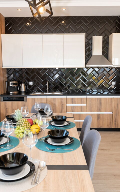 Villa Olympia: Frokostlokale, Køkken