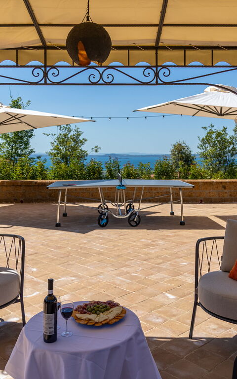 Tenuta Poggio Guiano: Altan / terrasse / gårdhave, Udendørs, Udvendige, Visninger