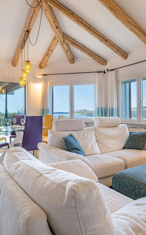 Villa Zephyros: Stue