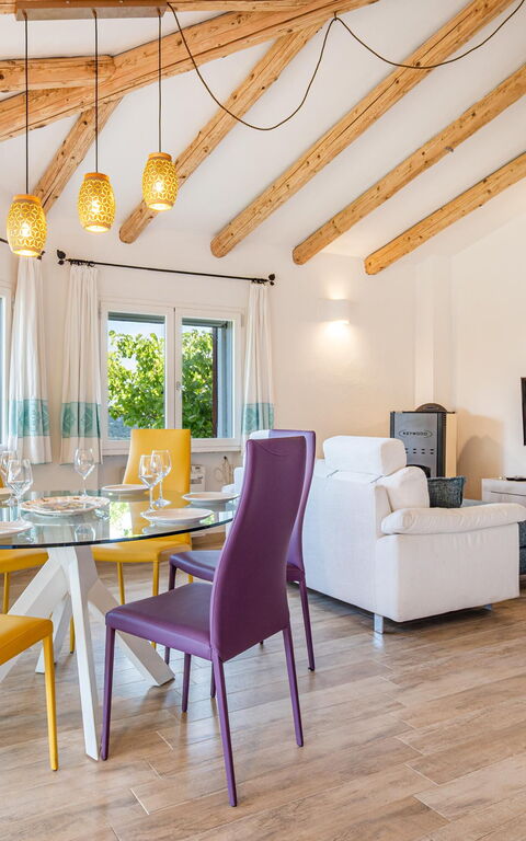 Villa Zephyros: Frokostlokale, Stue