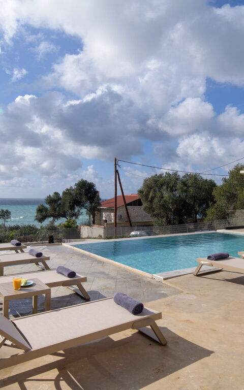 Villa Elais: Udendørs, Visninger