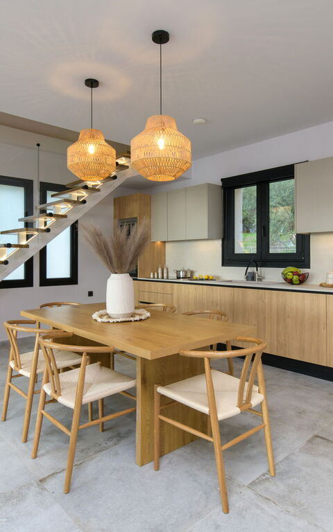 Villa Elais: Frokostlokale, Køkken