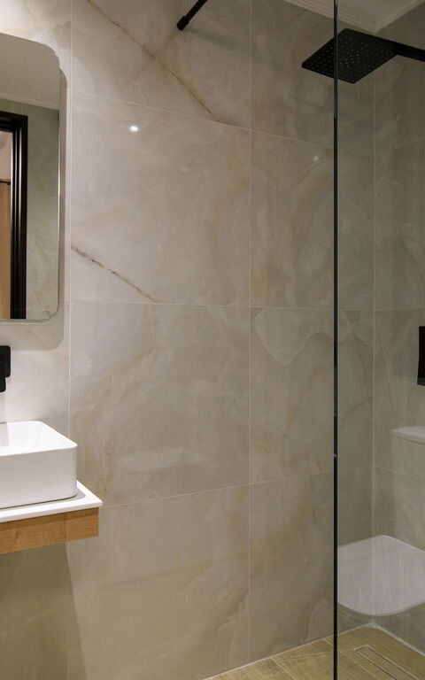 Villa Elais: Badeværelse