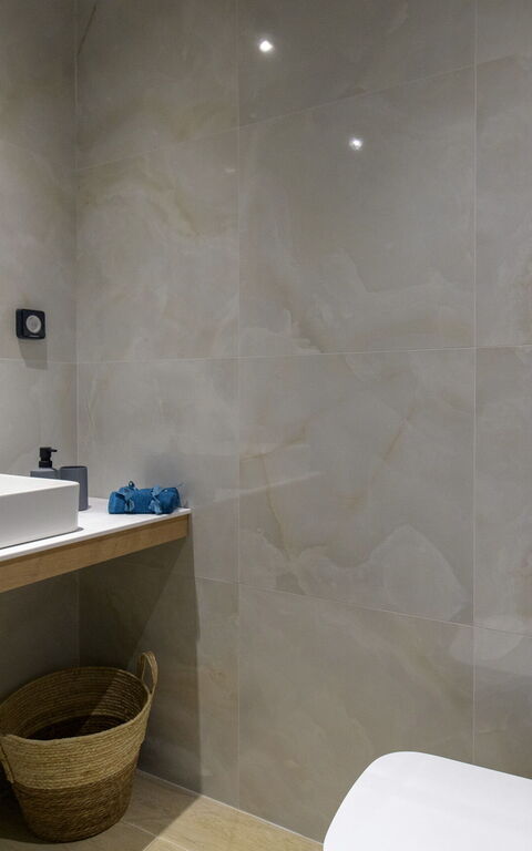 Villa Elais: Badeværelse