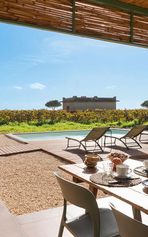 Villa Memà: Altan / terrasse / gårdhave, pool, Udendørs, Udvendige