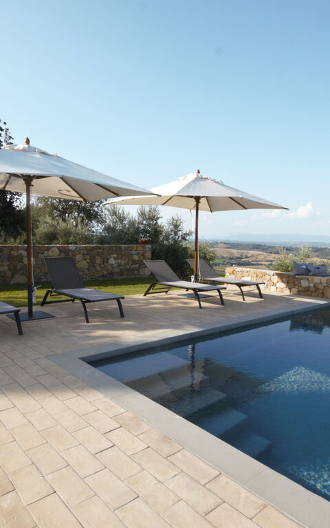 Villa Icario: Have, pool, Udendørs, Udvendige, Visninger