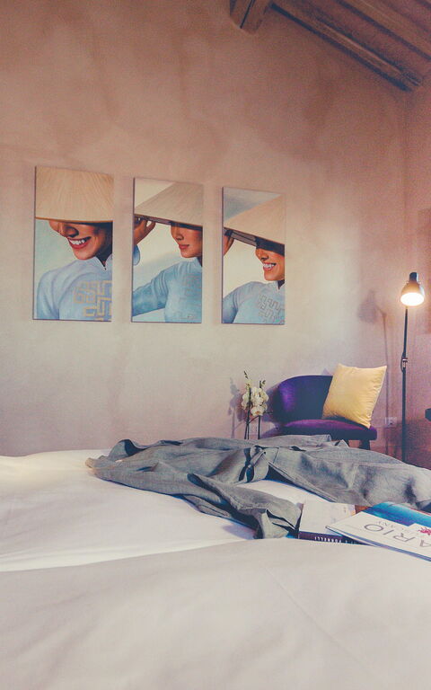 Villa Icario: soveværelse