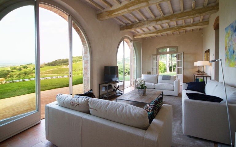 Villa Icario: Stue