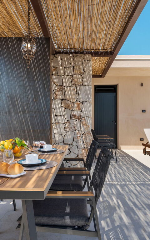 Eos Villa: Altan / terrasse / gårdhave, pool, Udendørs, Udvendige