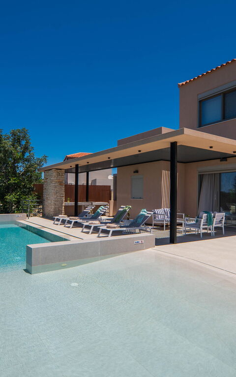 Villa Melia: pool, Udendørs, Udvendige