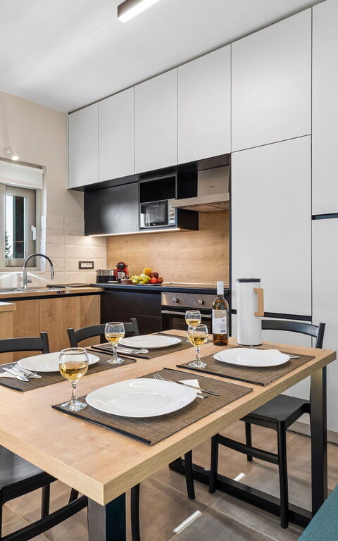 Villa Melia: Frokostlokale, Køkken