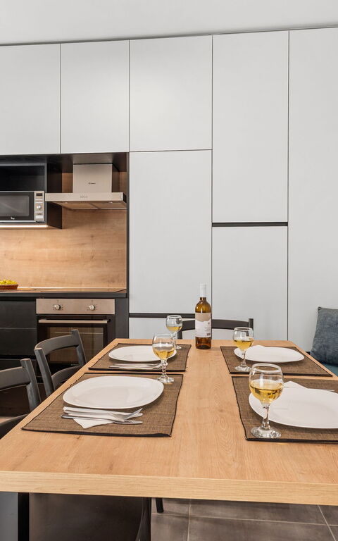 Villa Melia: Frokostlokale, Køkken