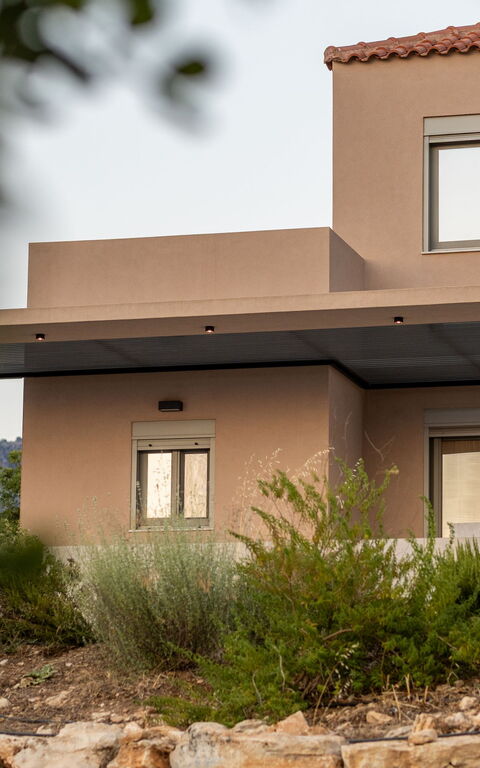 Villa Melia: Udendørs, Udvendige