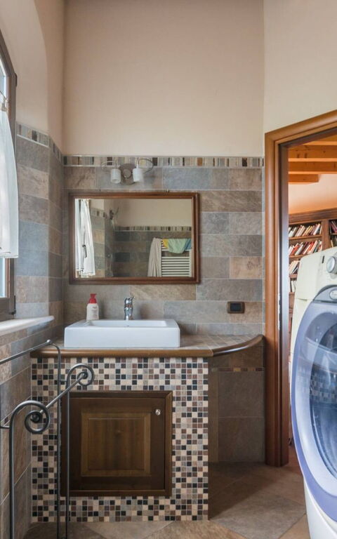 Villa Belvedere San Bartolo: Badeværelse