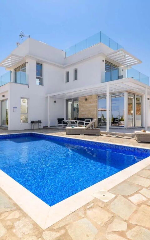 Mylos Lifestyle Seaview Villa #37: pool, Udendørs, Udvendige