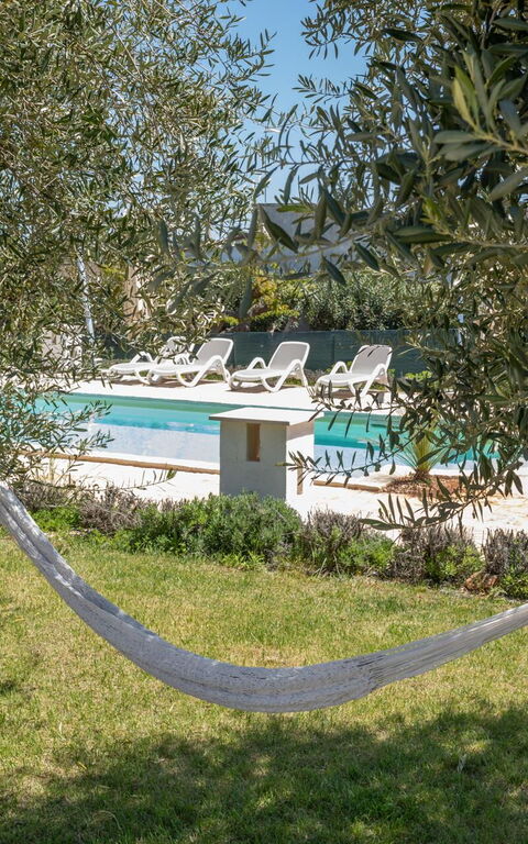 Villa Calanthia: Have, pool, Udendørs, Udvendige