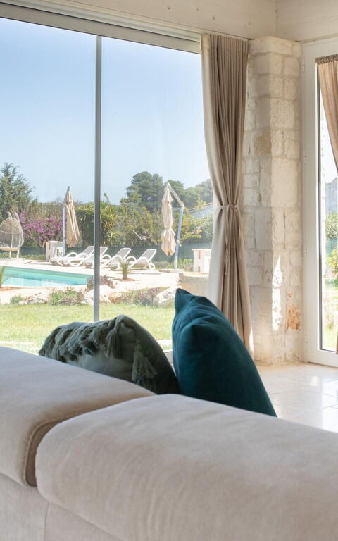 Villa Calanthia: Stue