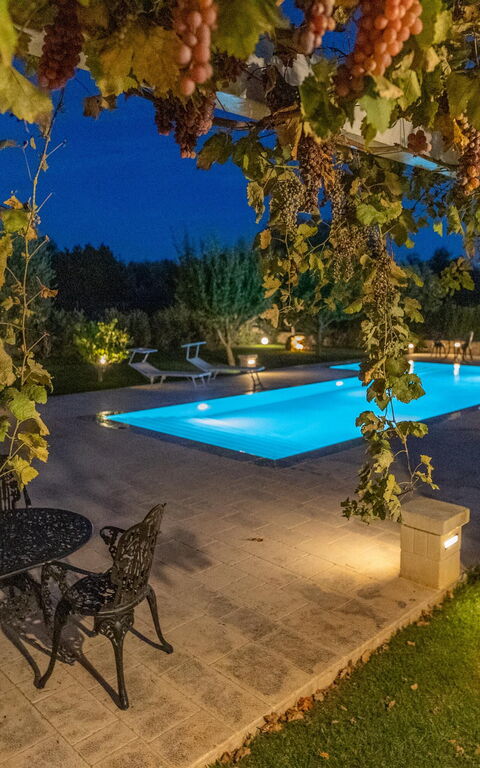 Villa Icaria: Have, pool, Udendørs, Udvendige