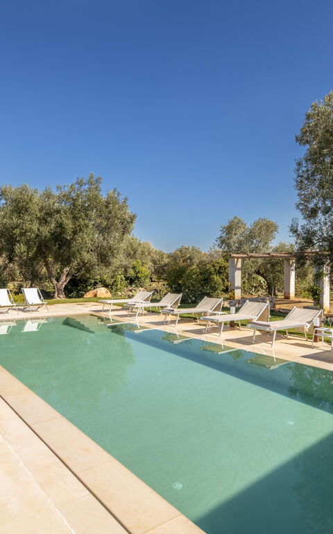 Villa Perla del Mare: Have, pool, Udendørs, Udvendige