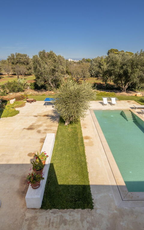 Villa Perla del Mare: Have, pool, Udendørs, Udvendige