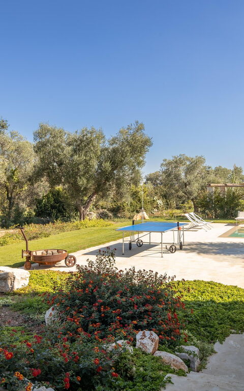 Villa Perla del Mare: Have, pool, Udendørs, Udvendige