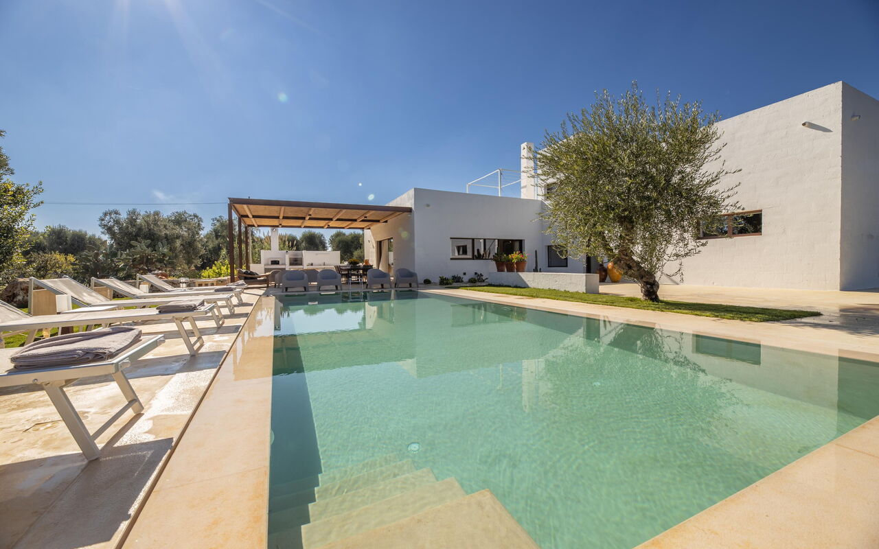 Villa Perla del Mare: pool, Udendørs, Udvendige