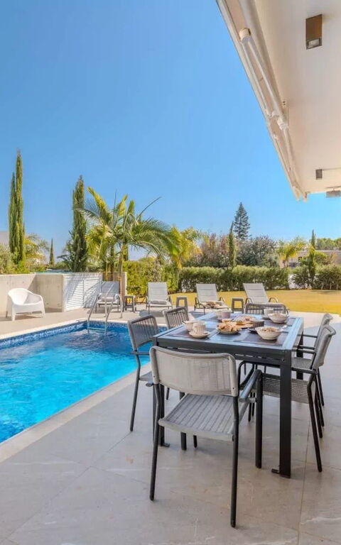 By the Beach - Aura Villa: pool, Udendørs, Udvendige