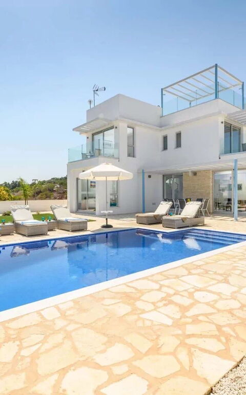 Mylos Lifestyle Seaview Villa #21: pool, Udendørs, Udvendige