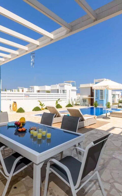 Mylos Lifestyle Seaview Villa #21: Altan / terrasse / gårdhave, pool, Udendørs, Udvendige
