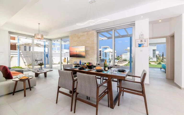 Mylos Lifestyle Seaview Villa #21: Frokostlokale, Stue