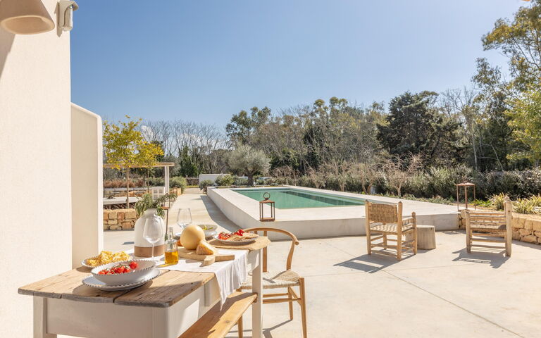 Villa Panacea: pool, Udvendige