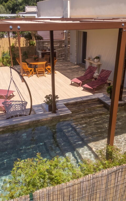 Essenza di Pace: Altan / terrasse / gårdhave, pool, Udendørs, Udvendige