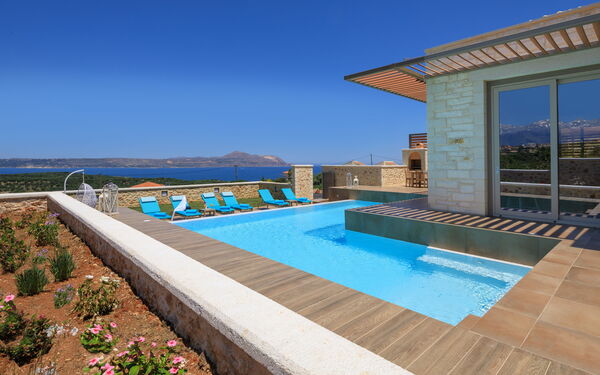 Villa Rhea: pool, Udendørs, Udvendige, Visninger