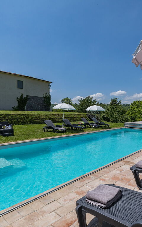Villa a Casa di Giovanni: Have, pool, Udendørs, Udvendige
