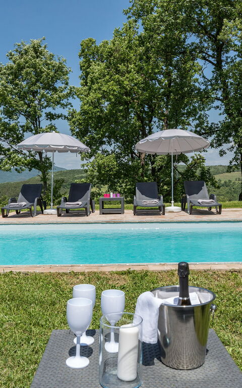Villa a Casa di Giovanni: Have, pool, Udendørs, Udvendige