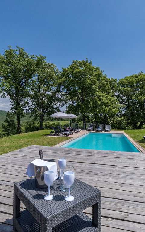Villa a Casa di Giovanni: Have, pool, Udendørs, Udvendige