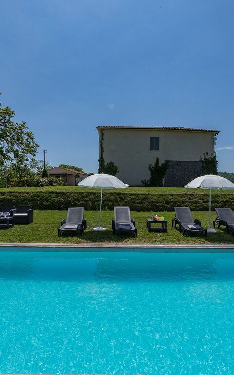 Villa a Casa di Giovanni: Have, pool, Udendørs, Udvendige