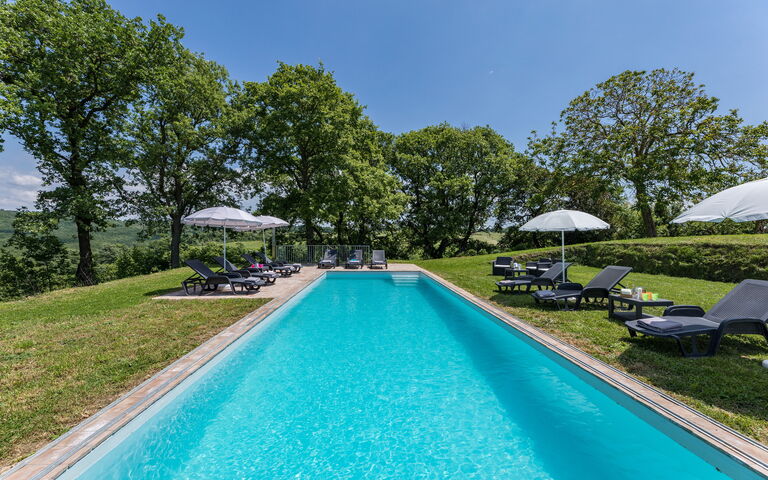 Villa a Casa di Giovanni: Have, pool, Udendørs, Udvendige