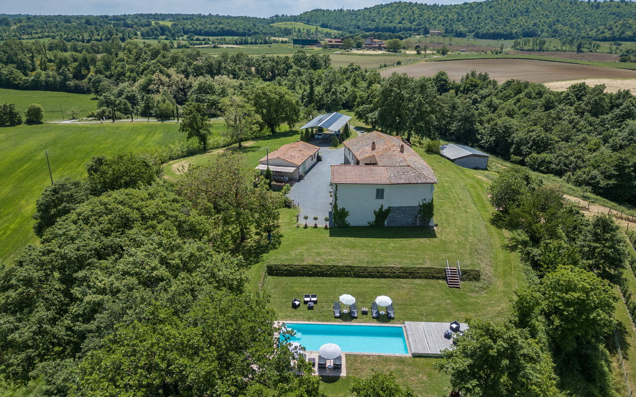 Villa a Casa di Giovanni: pool, Visninger