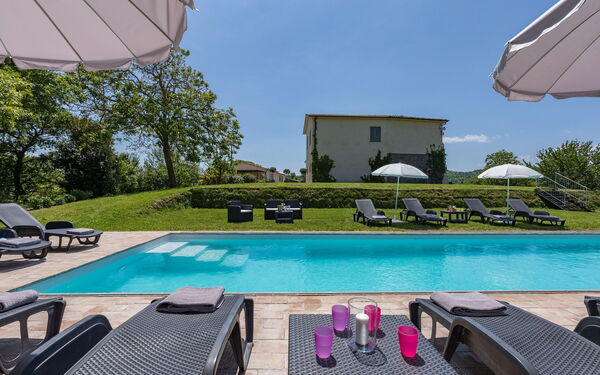 Villa a Casa di Giovanni: Have, pool, Udendørs, Udvendige